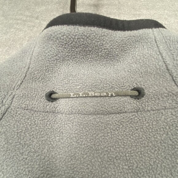 L.L. Bean Mens Gray Fleece Jacket L Reg Full Zip Outerwear With Black Accents - Picture 5 of 16
